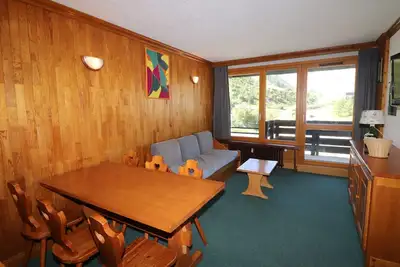 Image de Appartement pratique avec balcon, au pied des pistes et commerces, 6 pers. , Tignes