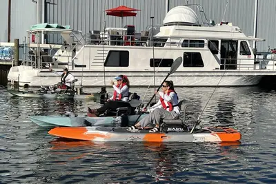 Image de Anglers Inn Floating Suite Luxury houseboat— Scallop Kayak Three Sisters Springs