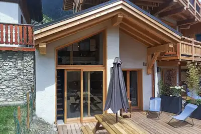 Image de Chalet Bio Corti Spa 4 personnes avec bain à remous et sauna