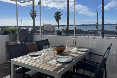 Image de Vue Mer Exceptionnelle, Climatisation, Plage à pieds (Hyères, Almanarre, Giens)