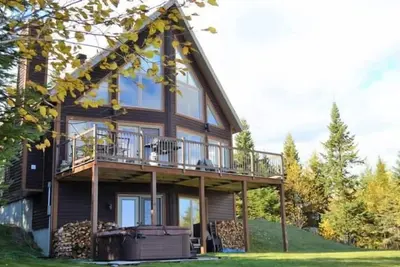 Image de Hôtel à la maison - Chalet l'Odyssée, spa et Vue