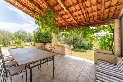 Image de Maison de vacances 'Maison Avec Vue Sur Le Ventoux' avec vue sur la montagne, terrasse et Wi-Fi