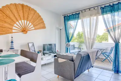 Image de Charmant T2 avec terrasse, climatisation et Wifi - Quartier résidentiel à Biscarrosse