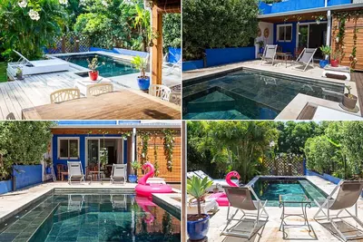 Image de Maison tout confort, piscine avec jets de massage