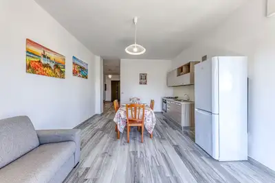 Image de Appartement 'Casa Vacanze La Torre' avec vue sur mer, balcon et climatisation