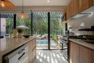 Paradise at its finest with plunge pool, jetted tub, partial Ac, & washer\/dryer
