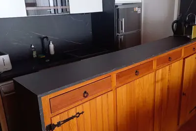 Image de Appart rénové 3 ch. de 70 m² à 100 mètres des pistes avec garage. Belle vue.