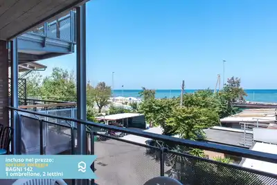 Image de Se002 - Senigallia, seafront one bedroom apartment with beach