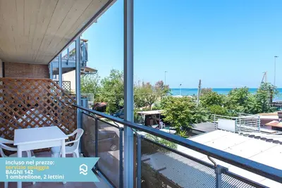 Image de Se003 - Senigallia, one bedroom apartment on the sea with beach