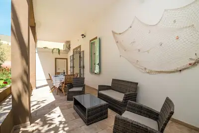 Image de Maison de vacances 'Maison Chloe' près de la plage avec terrasse, jardin et Wi-Fi