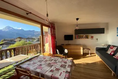 Image de Appartement confortable 4 pers. , proche pistes et commerces, parking, balcon Sud-Ouest, animaux admis
