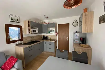 Image de Appartement 4 pers, rez-de-jardin, près des pistes, parking, animaux acceptés