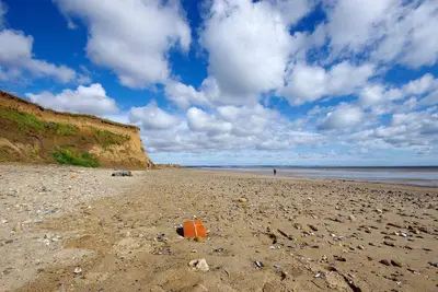 Caravan with beautiful sea views at Barmston Beach in Yorkshire ref 62044w