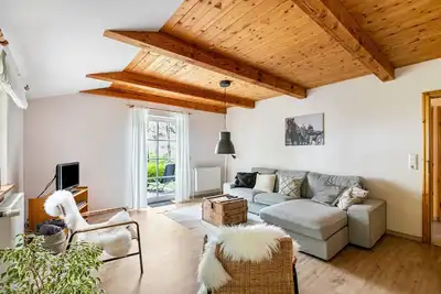 Image de Maison de vacances 'Landleben Und Meer' avec terrasse privée et jardin privé