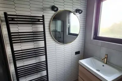 Image de Large modern holiday home with pool close to the beach