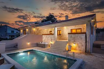 Image de Maison de vacances Pridraga pour 1 - 4 personnes avec 2 chambres à coucher - Maison de vacances
