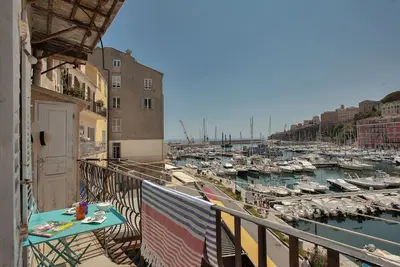 Casa Marina vue mer et Vieux Port de Bastia