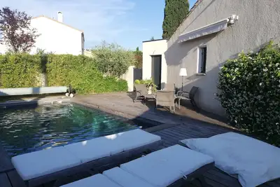 Image de Jolie maison moderne climatisée avec piscine proche de Montpellier