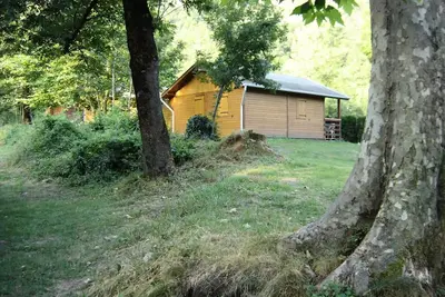 Image de Chalet Bois Standard 30m² - 2 chambres + terrasse couverte 5 personnes