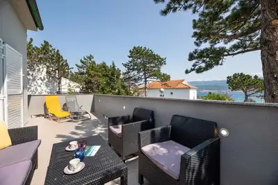 Maison de vacances avec terrasse près de la mer