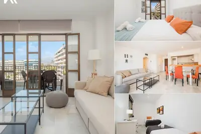 Image de Grand appartement de vacances, terrasse et parking privé, Puerto Banús, Marbella
