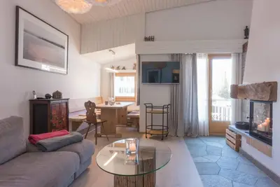 Image de Appartement de vacances Sils im Engadin / Segl pour 1 - 2 personnes avec 2 chambres à coucher - Appa