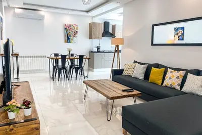 Image de Cosy Apartment in La Marsa | 2 bed 1 Bath