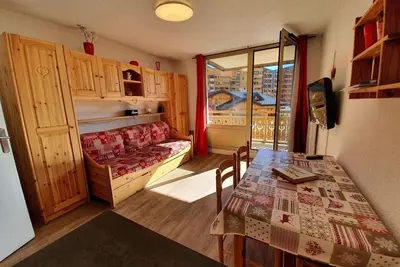 Image de 100m du centre station, balcon, 24m², Val Thorens
