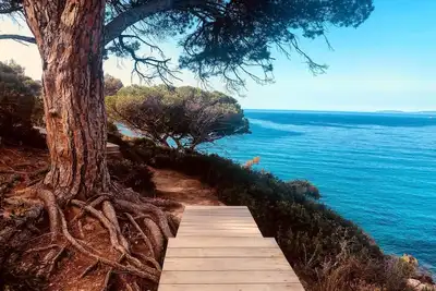 Image de Chalet avec une vue mer   à couper  le souffle à 5 km de St Tropez