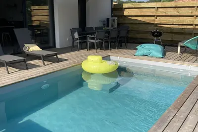 Image de Villa Avec Piscine Chauffée 10 min en Voiture de L'océan