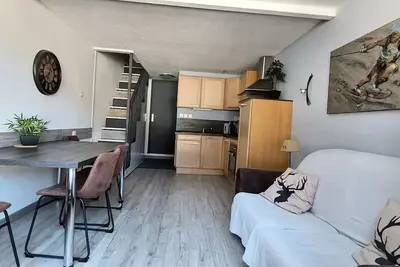 Image de Appartement 3 pièces 6 personnes en duplex, skis aux pieds, dans le village de Charmettoger à Arc 1800