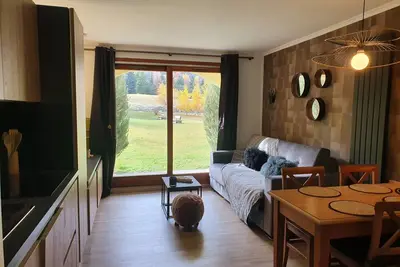 Image de Beau studio au pied des pistes pour 4-5 personnes