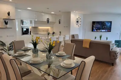 Image de New Luxury Ocean Front Apt Heart of Olhao on Restaurant Row 2 Pools + Parking \n