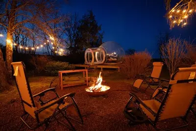 Image de Unique Stay! Ricketts Chic Farmhouse Retreat w/ Bubble Tent