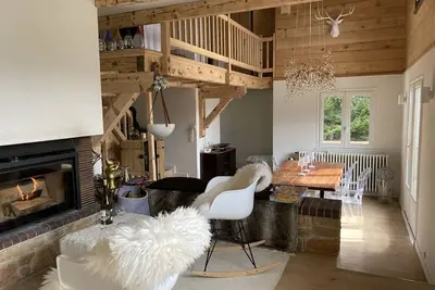 Image de Chalet pour 10 pers. avec cheminée et bain norvégien