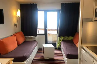 Joli 2 pièces à Avoriaz avec balcon sud, Tv et WiFi