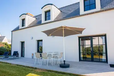 Image de Maison moderne pour 6 - 500m plage de Pors Corn