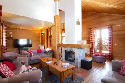 Image de Chalet, wifi, sauna, terrasse, cheminée ou poêle à bois, parking, télévision, 200m², Alpe d'Huez