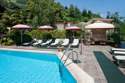 Image de Appartement de vacances \"Sonnegg\" avec vue sur les montagnes, balcon et Wi-Fi