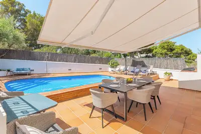 Image de Maison de vacances 'Ca Na Luisa' avec vue sur la mer, Wi-Fi et climatisation