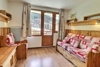 Image de 2 Pièces La Tania, balcon, Tv, lave-vaisselle, 4 pers