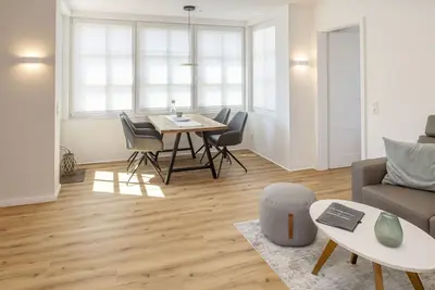 Image de Moderne und Wunderschön Ausgestattete Erdgeschoßwohnung Heringsmöwe in der neu e