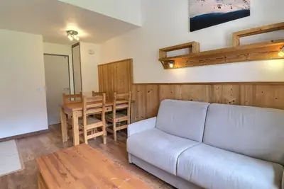 Image de Charmant 2 pièces à La Tania, skis aux pieds, 4 pers, balcon, proches commodités