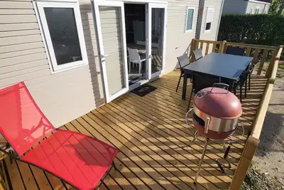 Image de Mobil home 6 personnes, bord de mer