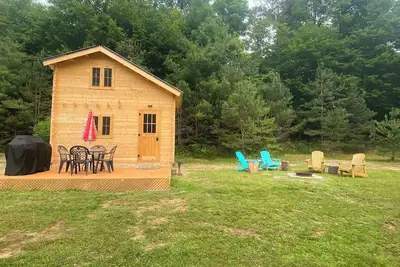 Image de Cozy Loft Pine Cabin with Lake and Crown Land Access | Pond Views | Dog-Friendly
