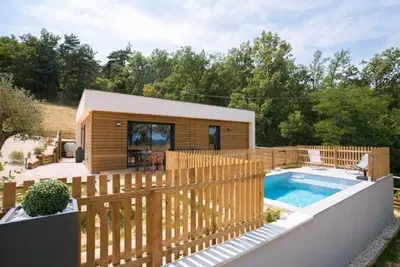 Image de La Booa **** Écolodge en Ardèche - Piscine privée - ÉCOLODGITE