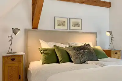 Image de Modernes Cottage im GrĂĽnen in der Mecklenburgischen Schweiz. Hunde Willkommen