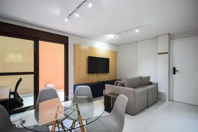 Image de Furnished apartment with private garden and pool in Higienópolis