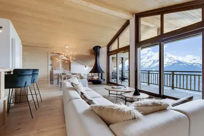 Image de Appartement neuf rooftop, Sud, proche pistes, cheminée, wifi