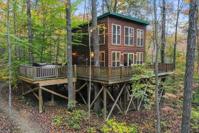Image de Maison dans les arbres-Prestige-Salle de bain privée-Sidney Nook Treehouse